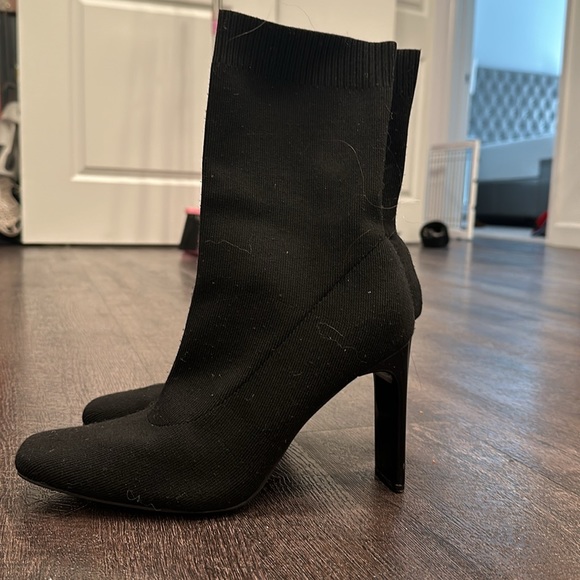 Black Sock Booties - Picture 1 of 4